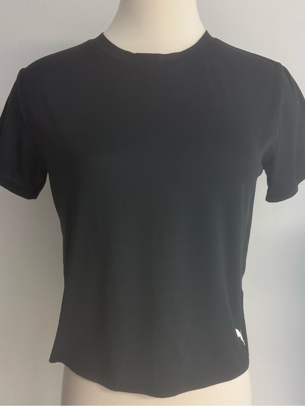 PUMA Black Short-Sleeve Crew Neck Tee NWOT - Picture 2 of 7